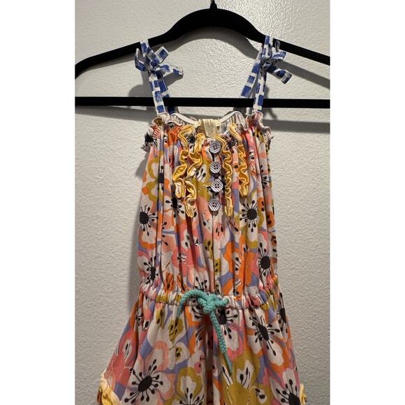 Matilda Jane Girls Size 4 Tiered Maxi Twirl Tell Me More Dress Floral Boho Artsy - Picture 2 of 7
